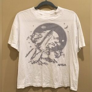 NASA Rocket Launch Graphic T-Shirt